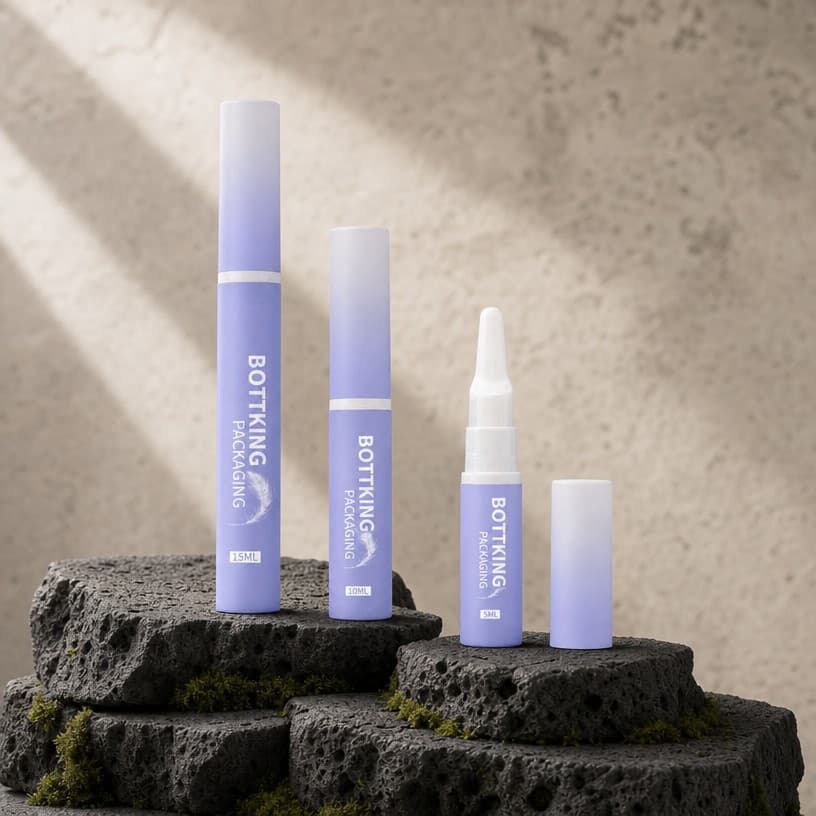 5 ml / 10 ml / 15 ml Airless Eye Cream & Travel Serum Bottles — PET, 5 ml / 10 ml / 15 ml