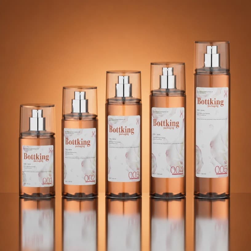 Amber Plastic PET Toner Lotion Skin Care Serum Bottle — PET, 120 ml / 150 ml / 180 ml / 200 ml / 250 ml