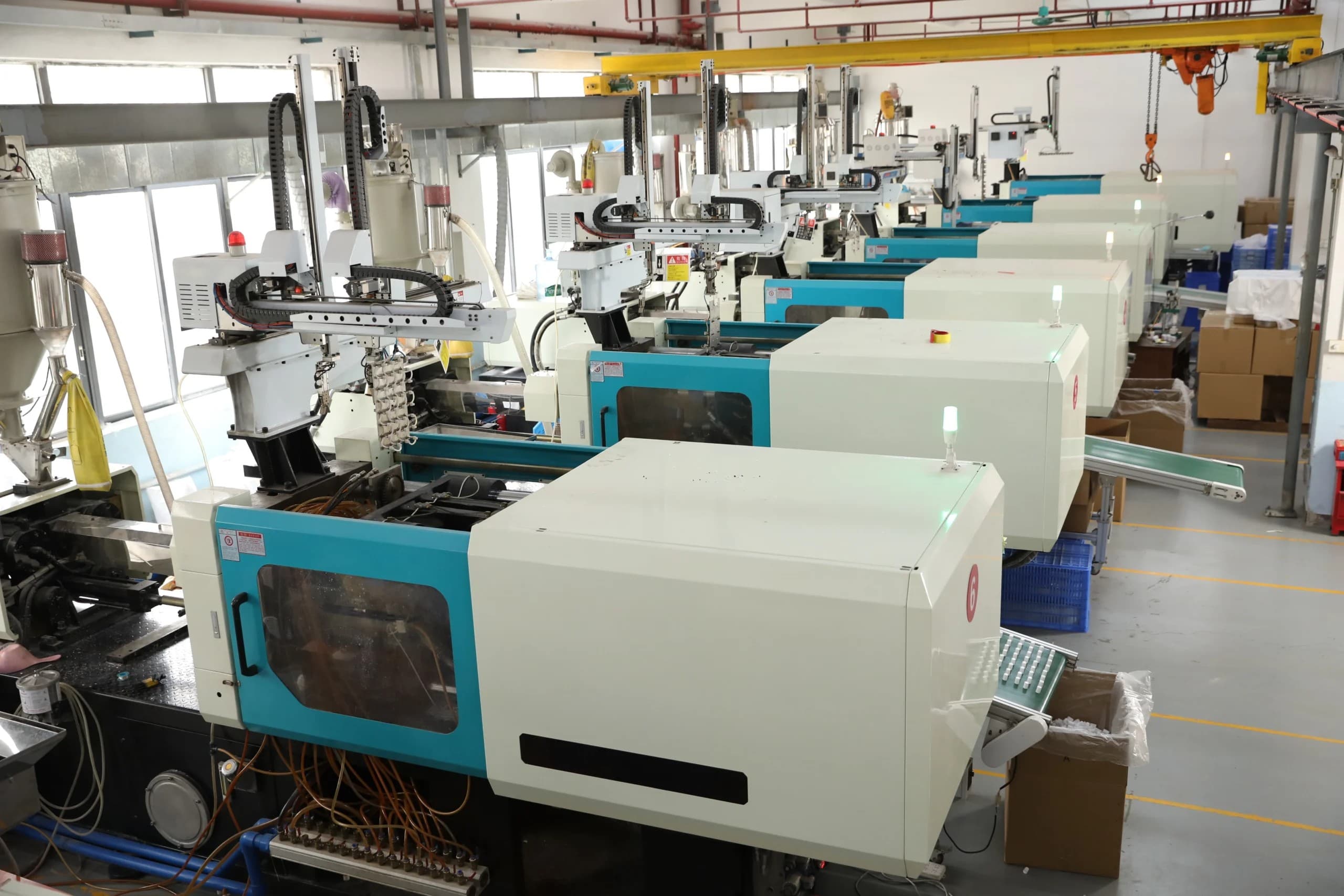 Bottking plastic packaging manufacturing floor