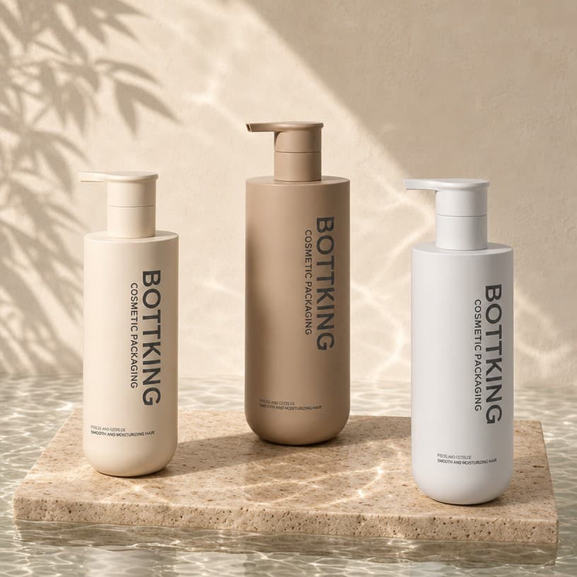 Hair Care Packaging — Hair care packaging uses 100–1,000 ml HDPE and PET bottles with flip-top, disc o