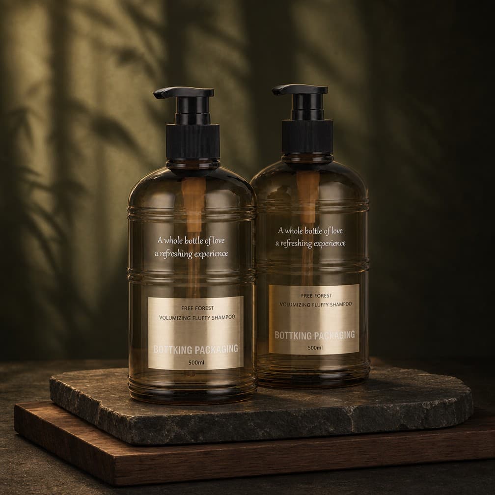 Shampoo Bottles — Shampoo bottles are high-volume HDPE or PET packs, typically 250 ml to 1,000 ml,